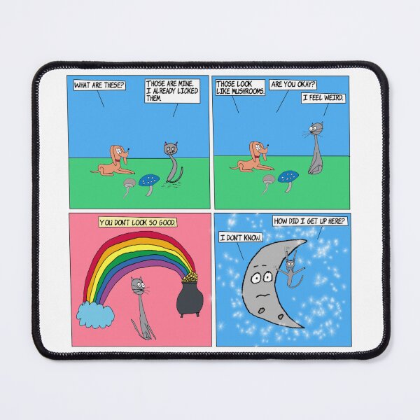 Item preview, Over the Rainbow | Humor Mushrooms Rainbow Webcomic | El Boxa designed and sold by ElBoxa.