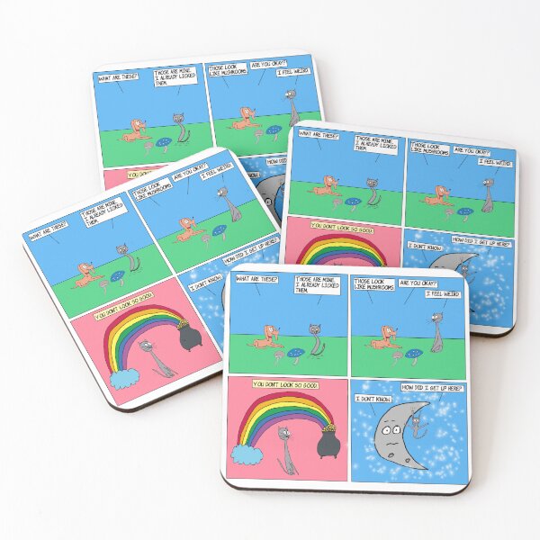 Item preview, Over the Rainbow | Humor Mushrooms Rainbow Webcomic | El Boxa designed and sold by ElBoxa.
