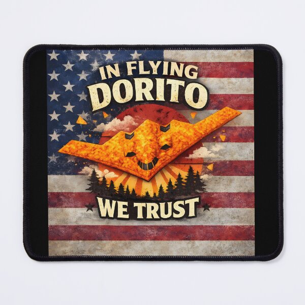 Item preview, In Dorito we trust - B2 bomber meme designed and sold by RockyLambda.