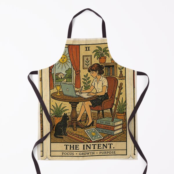 Item preview, The Intent Tarot Card Art Witchy Spiritual Gift designed and sold by Quite mind .