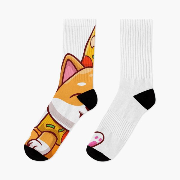 Item preview, Cute Dog Wearing Pizza Hat and Pizza Shirt Winking designed and sold by jhofmank.