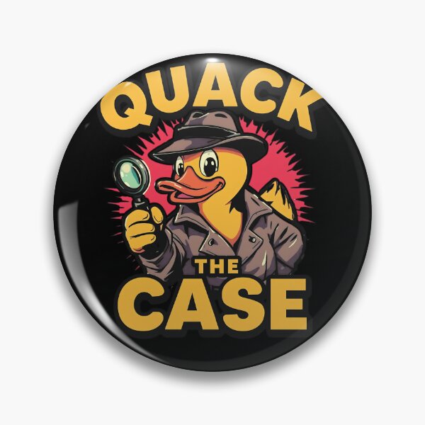 Item preview, Detective Duck – Quack the Case Funny Rubber Duck designed and sold by RubberQuack.