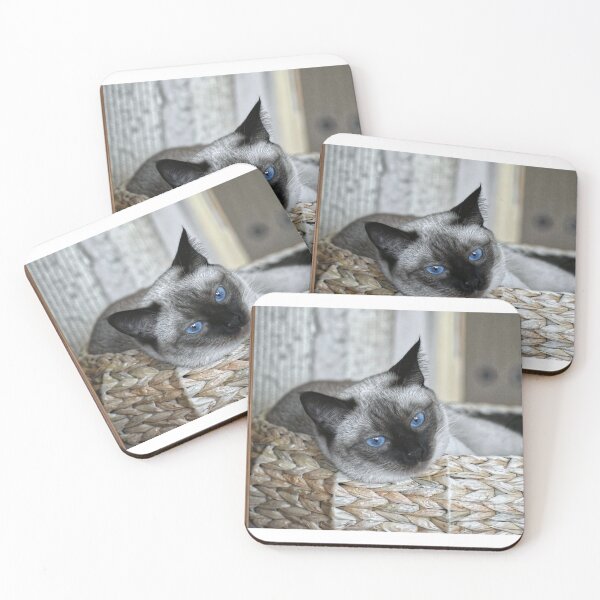 Item preview, Cat Siamese Blue Eyes designed and sold by StylishDecor.