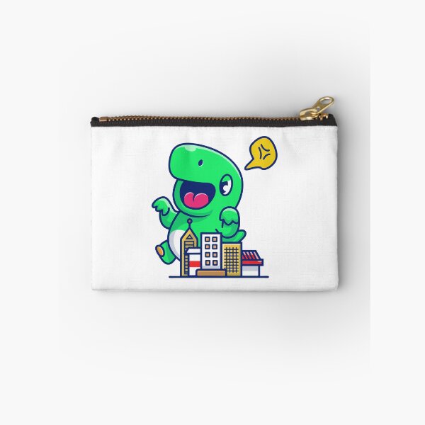 Item preview, Cute Baby Kaiju Tiny City Rampage Dinosaur T-Rex Cartoon designed and sold by jhofmank.