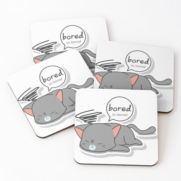 Item preview, bored cat designed and sold by Pop Drop Shop .