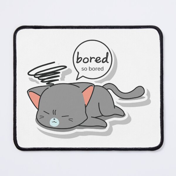 Item preview, bored cat designed and sold by Pop Drop Shop .