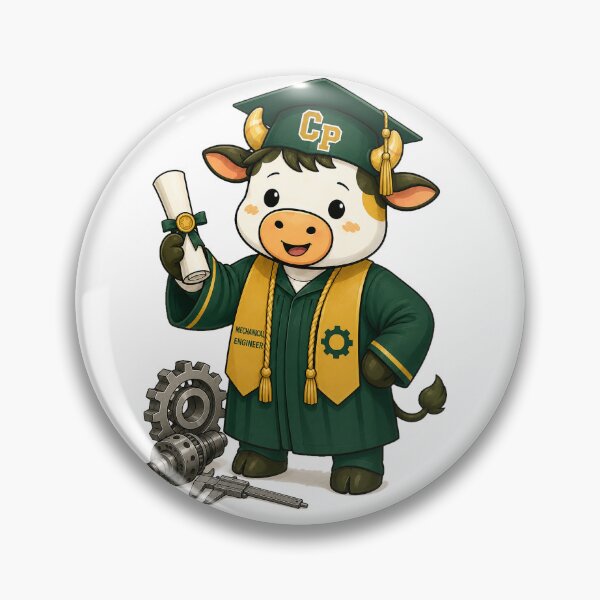 Item preview, Cow Poly (Graduation//Mechanical Engineer) designed and sold by Mr.designer.