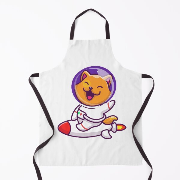 Item preview, Kawaii Cat Astronaut Rocket Ship Space Cat Cartoon designed and sold by jhofmank.
