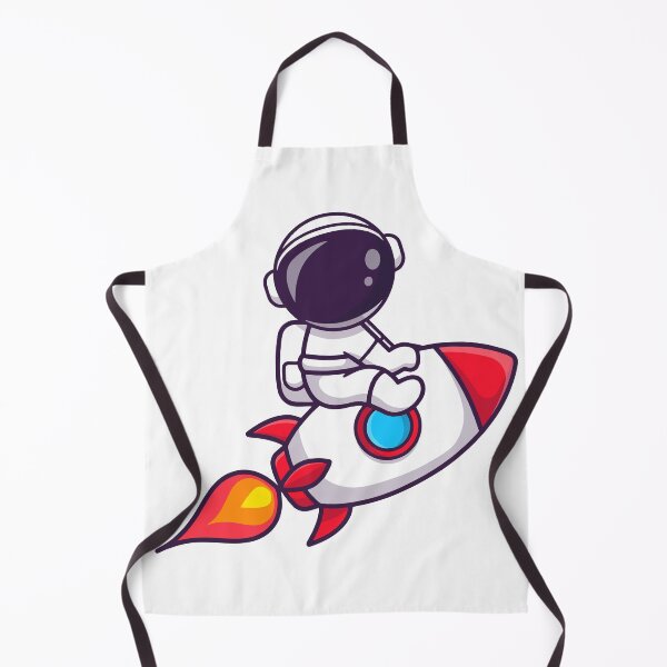 Item preview, Chibi Astronaut Flying Fast On Rocket Ship Space Adventure designed and sold by jhofmank.
