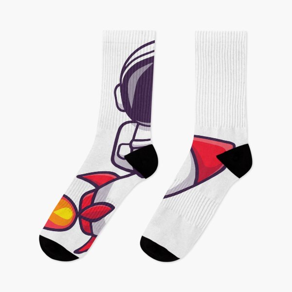 Item preview, Chibi Astronaut Flying Fast On Rocket Ship Space Adventure designed and sold by jhofmank.