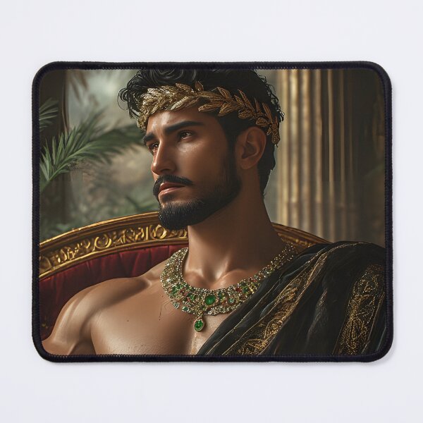 Item preview, Young Roman Emperor wearing golden and black designed and sold by Divina Art.