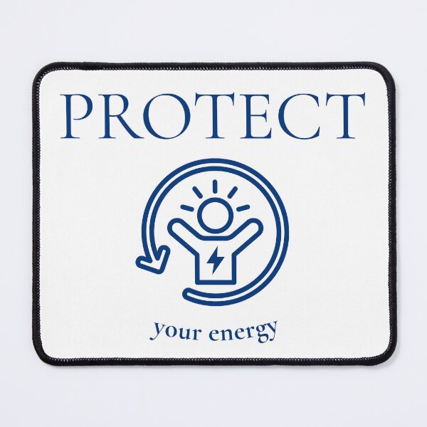 Item preview, Protect Your Energy Spiritual Wellness Blue Icon designed and sold by byLizedesigns.