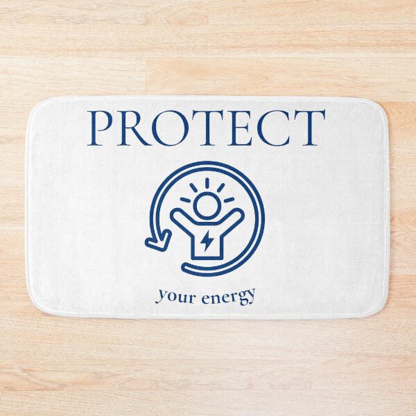 Item preview, Protect Your Energy Spiritual Wellness Blue Icon designed and sold by byLizedesigns.