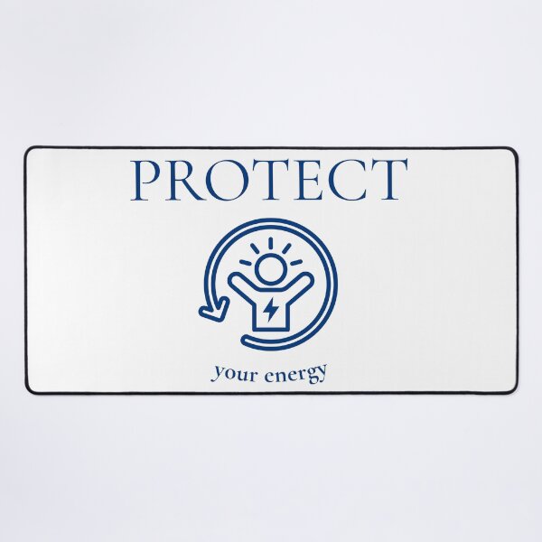 Item preview, Protect Your Energy Spiritual Wellness Blue Icon designed and sold by byLizedesigns.
