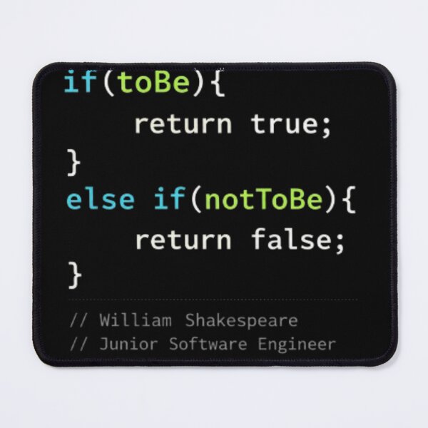 Item preview, To Be Or Not To Be Coding Shirt – Shakespeare Developer Humor Tee designed and sold by Mladen Rudonja Studio.