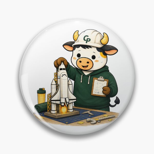 Item preview, Cow Poly (Aerospace Engineer) designed and sold by Mr.designer.