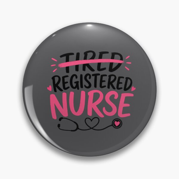 Item preview, Funny Tired Registered Nurse - Gray designed and sold by CareerVibesCo.