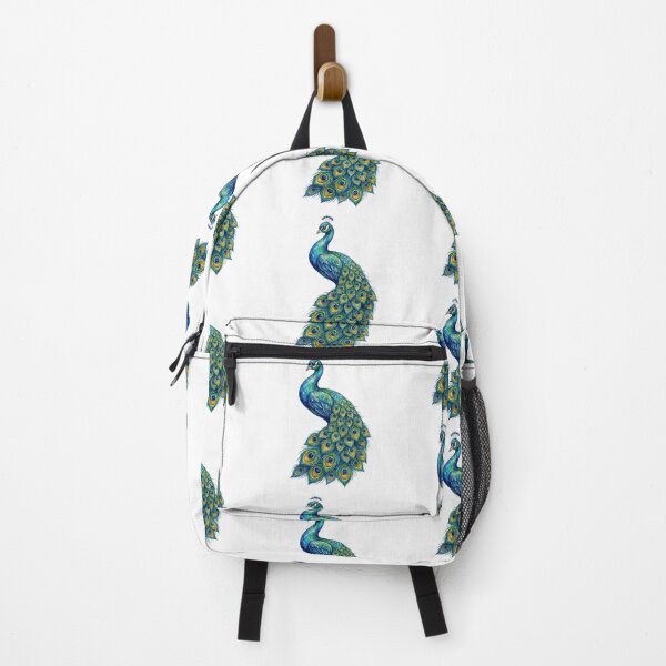 Item preview, Majestic Watercolor Peacock - Vibrant Blue and Green Plumage Art designed and sold by dcohea.