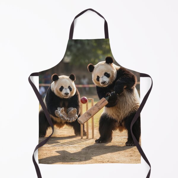 Item preview, Panda Cricketers Love the Game designed and sold by Tridentulus.