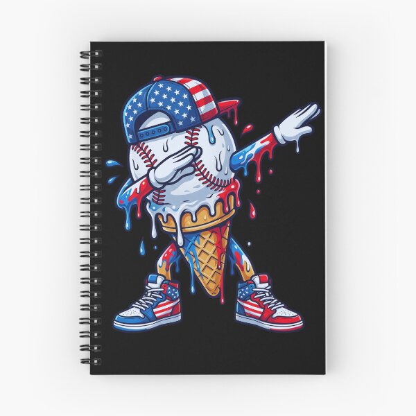 Item preview, Patriotic Baseball Dab Ice Cream designed and sold by FormalDehyena.