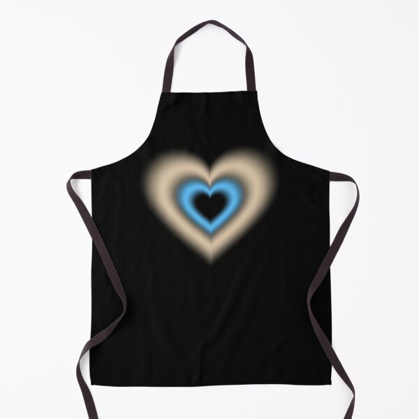 Item preview, Vanilla and light blue blurry hearts designed and sold by serenebookworm.