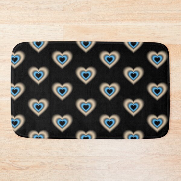 Item preview, Vanilla and light blue blurry hearts designed and sold by serenebookworm.