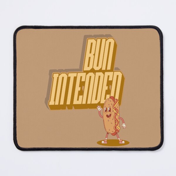 Item preview, Bun Intended Funny Hot Dog Sticker designed and sold by azLittleLuxur.