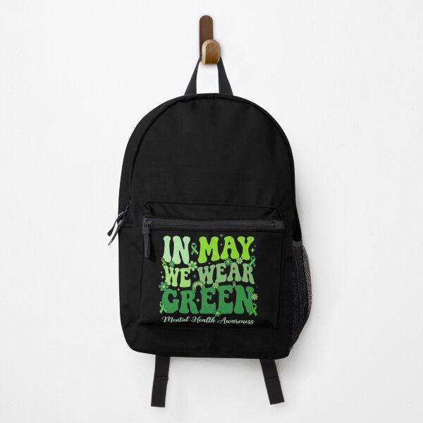 Item preview, In May We Wear Green Mental Health Awareness Supporter designed and sold by FormalDehyena.