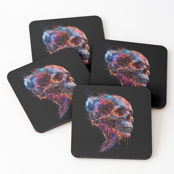 Item preview, Neon Soul Skull designed and sold by quietvisualsco.