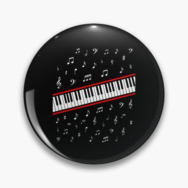 Item preview, Piano Keyboard Musical Notes Music Lover Musician designed and sold by FormalDehyena.