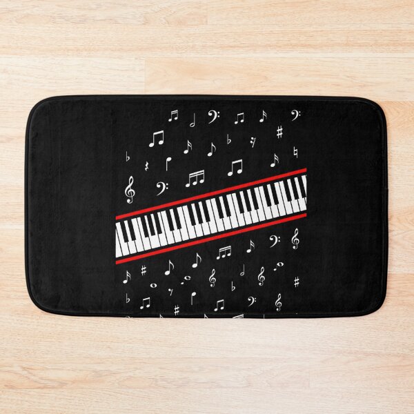 Item preview, Piano Keyboard Musical Notes Music Lover Musician designed and sold by FormalDehyena.