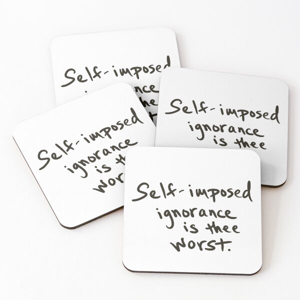 Item preview, Self-imposed Ignorance  designed and sold by abeink.