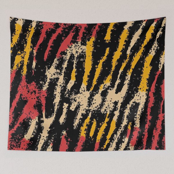 Item preview, Retro Tiger Stripe designed and sold by Nurple Art.