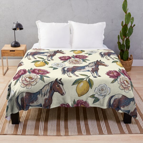 Item preview, Horse Summer Citrus designed and sold by LeosCloset.
