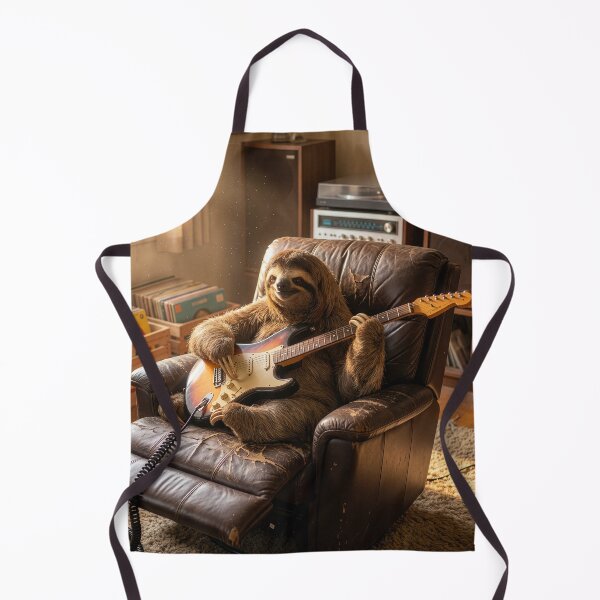 Item preview, Sloth Plays Electric Guitar designed and sold by Tridentulus.