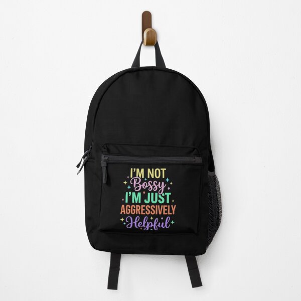 Item preview, I'm Not Bossy I'm Just Aggressively Helpful Funny Personality Quote designed and sold by FormalDehyena.