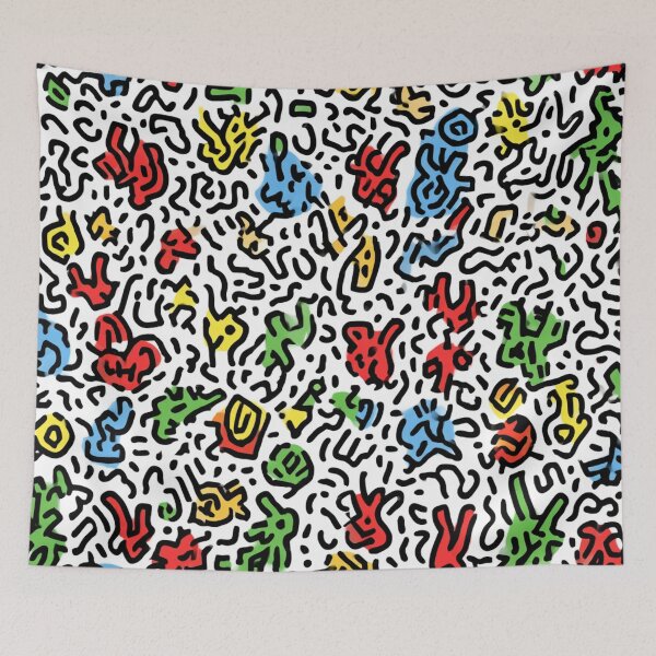 Item preview, Colorful Doodle designed and sold by Nurple Art.