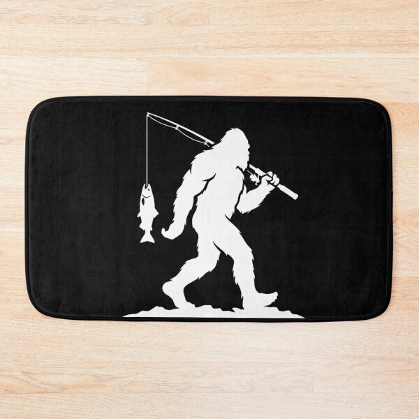 Item preview, Bigfoot Fishing Sasquatch Outdoorsman Angler designed and sold by FormalDehyena.