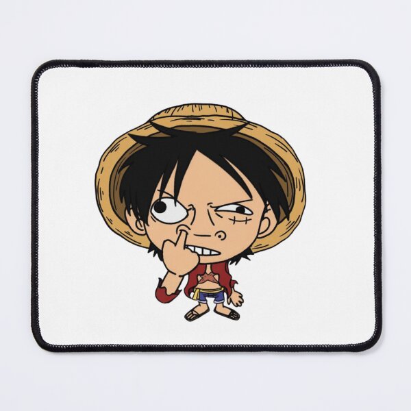Item preview, Confused Luffy Picking Nose designed and sold by Snowdog-Art.