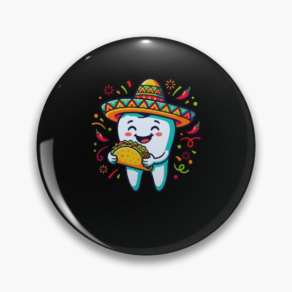 Item preview, Dentist Sombrero Taco Tooth Cinco De Mayo Fiesta designed and sold by FormalDehyena.