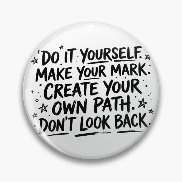 Item preview, "Do It Yourself" Motivational Hand-Lettered Graphic designed and sold by KhanSketches.