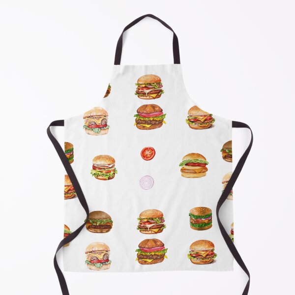 Item preview, Watercolor Hamburgers and Vegetables designed and sold by silviaol.
