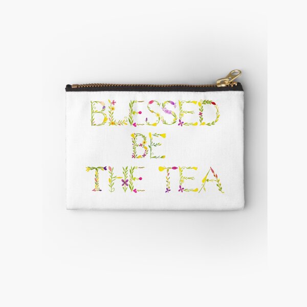 Item preview, ☕ BLESSED BE THE TEA ☕- BOTANICAL FLOWERS VERSION designed and sold by WheelieGdArt.