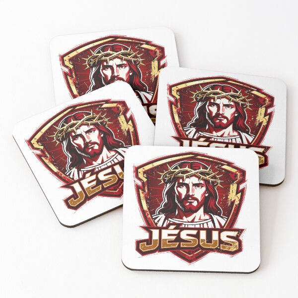 Item preview, Jesus Christ Pop Culture Emblem Shield designed and sold by Pèlerin Sauvage.