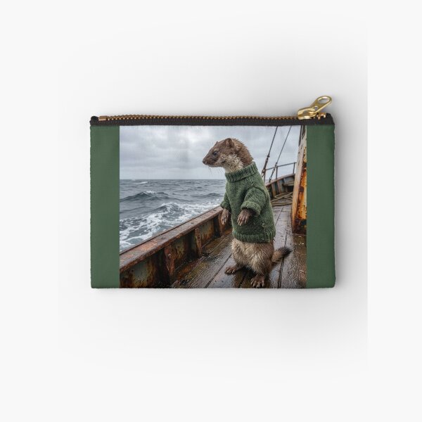 Item preview, Stoat Fisherman Prowls the North Sea designed and sold by Tridentulus.
