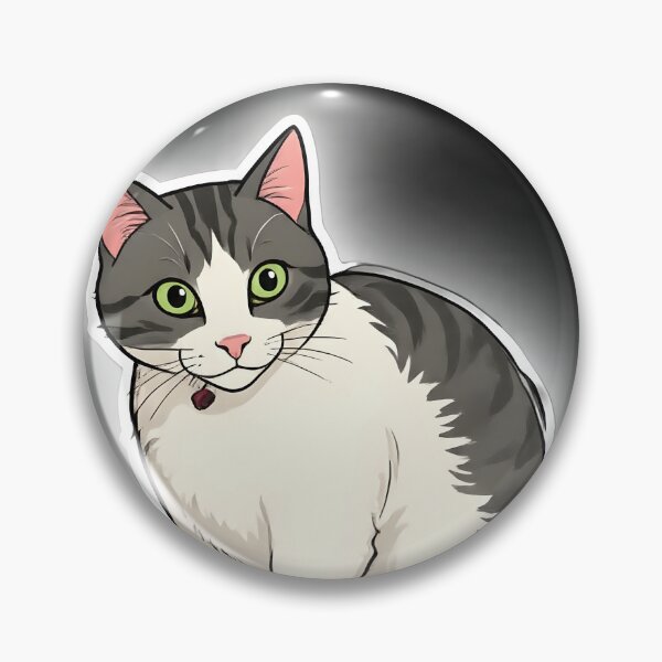 Item preview, Tabby Cat Sitting in Colourful Craft Box designed and sold by Tijger Cats.