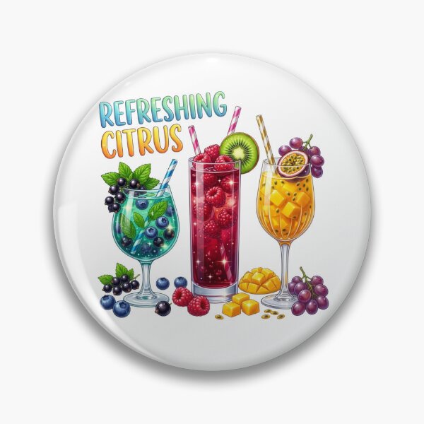 Item preview, Vibrant Summer Refreshing Citrus Drinks designed and sold by PeplumiArt.