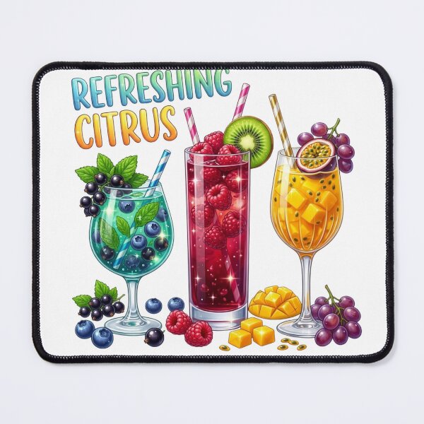 Item preview, Vibrant Summer Refreshing Citrus Drinks designed and sold by PeplumiArt.