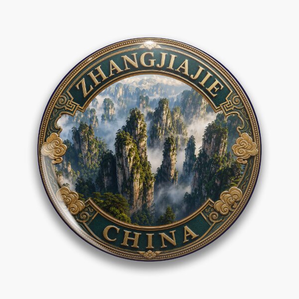 Item preview, Zhangjiajie, China – sandstone pillars, cloud forests & mountain magic designed and sold by Girih.