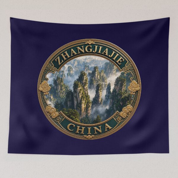 Item preview, Zhangjiajie, China – sandstone pillars, cloud forests & mountain magic designed and sold by Girih.